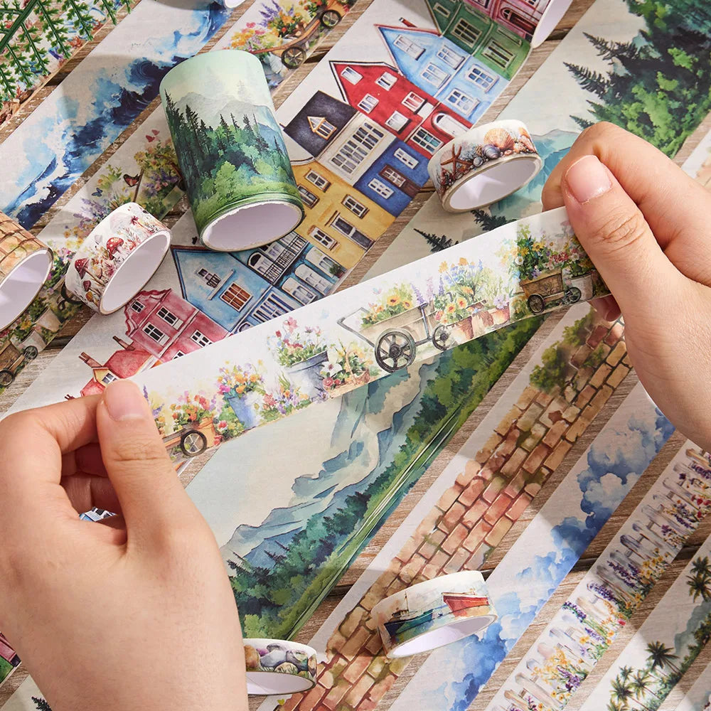 Washi Tapes Retro Journey 20 Roll Set